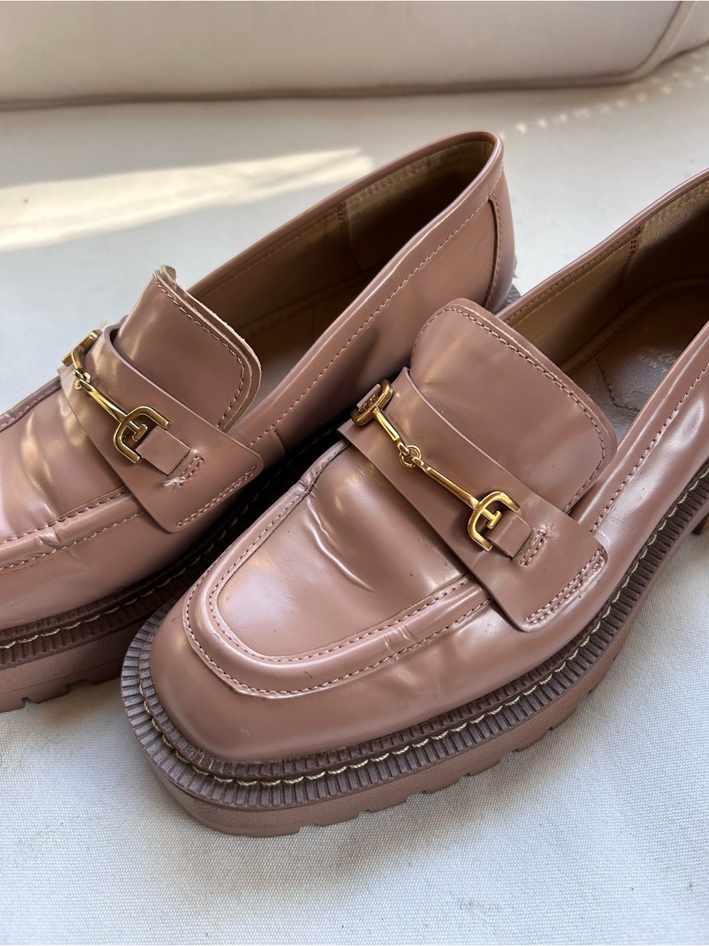 Anthropologie x Sam Edelman Laurs Lug Sole Chunky Loafer - Picture 8 of 14